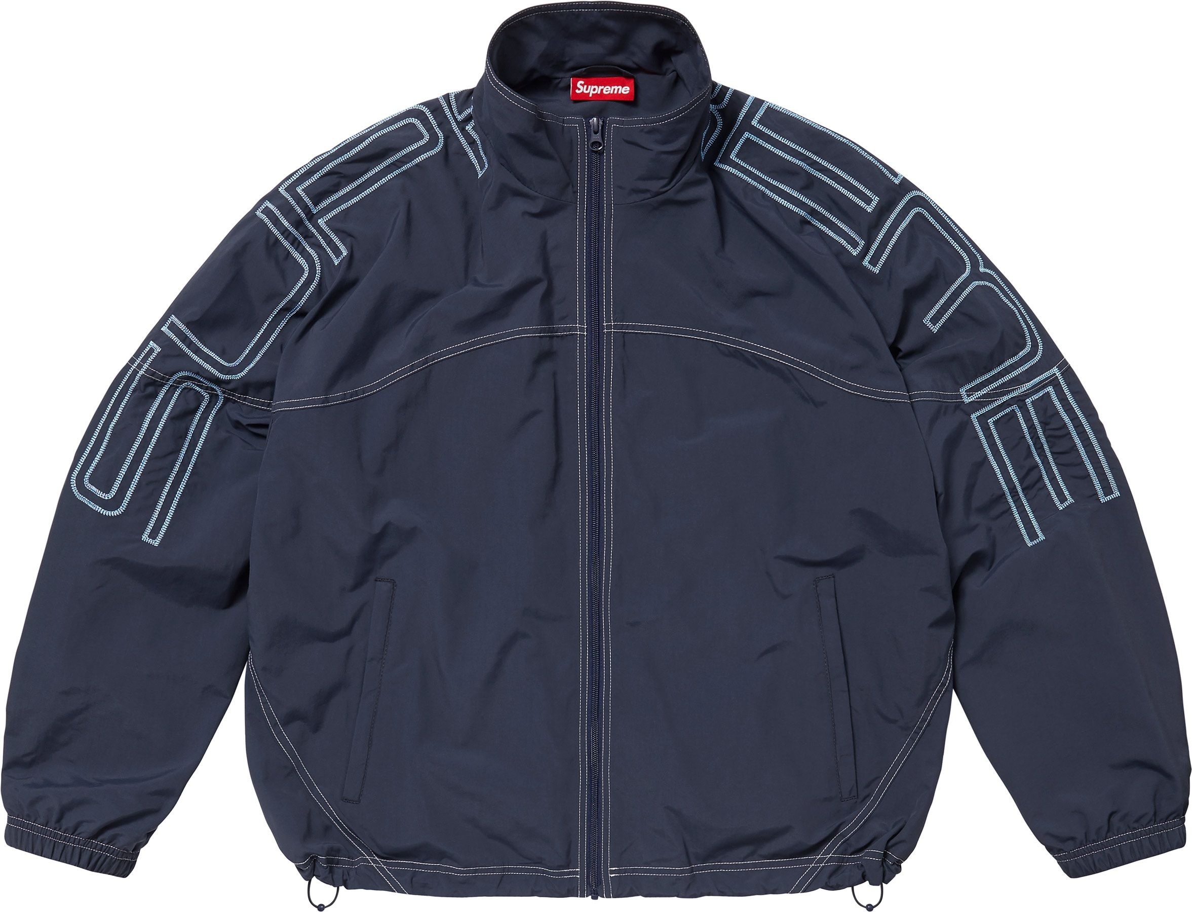Spellout Embroidered Track Jacket view 11